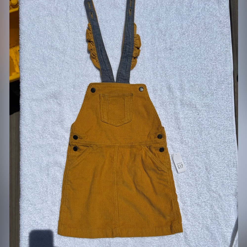 GAP Yellow Casual Dress with A-line Silhouette